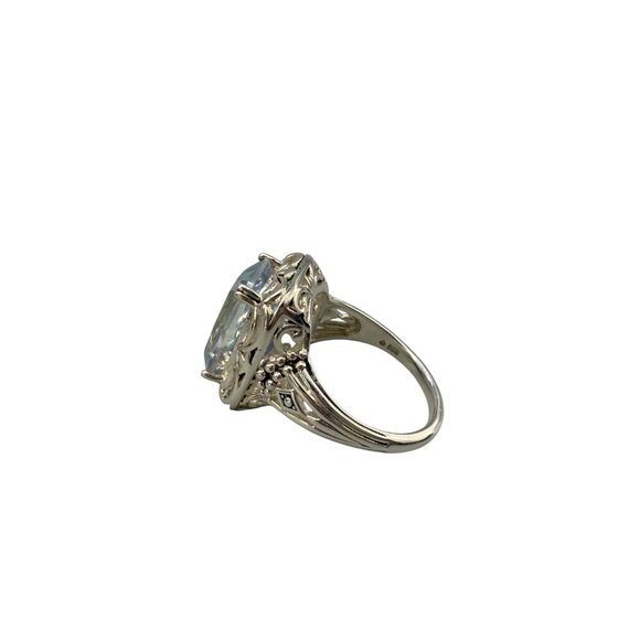 Orvieto Odyssey Sterling Silver 10.00 Ct TGW Cassiopeia Quartz Ring Size 10 - Picture 7 of 12